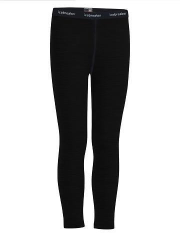 Dětské Legíny Icebreaker Merino 260 Tech Thermal Černé | CZ 1009XYUF